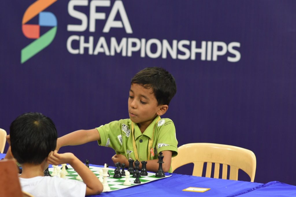 Tanay wins Chess gold medal in boys Under7 category in SFA