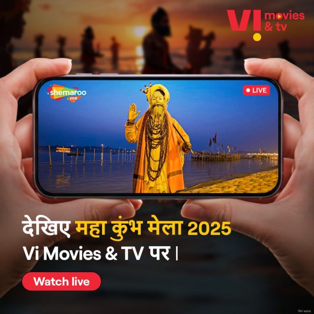 Vi Customers Can Experience Live Darshan of The Maha Kumbh Mela